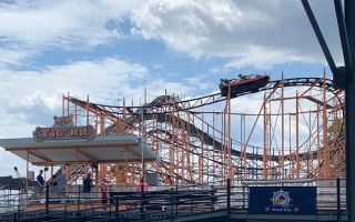 steel hawg roller coaster