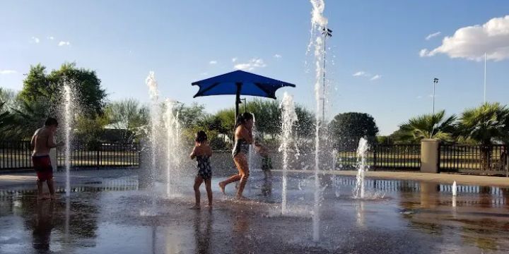 Splash Pad And Picnic Areas